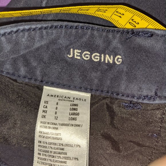 American Eagle navy skinny jegging - Picture 3 of 6